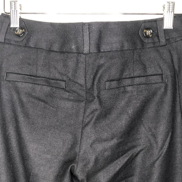 Banana Republic Pants Martin Fit Black Wool Blend Stretch Lined Timeless Sz 4P - Picture 6 of 12